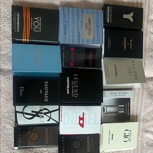 Assorted Fragrance Sample Collection